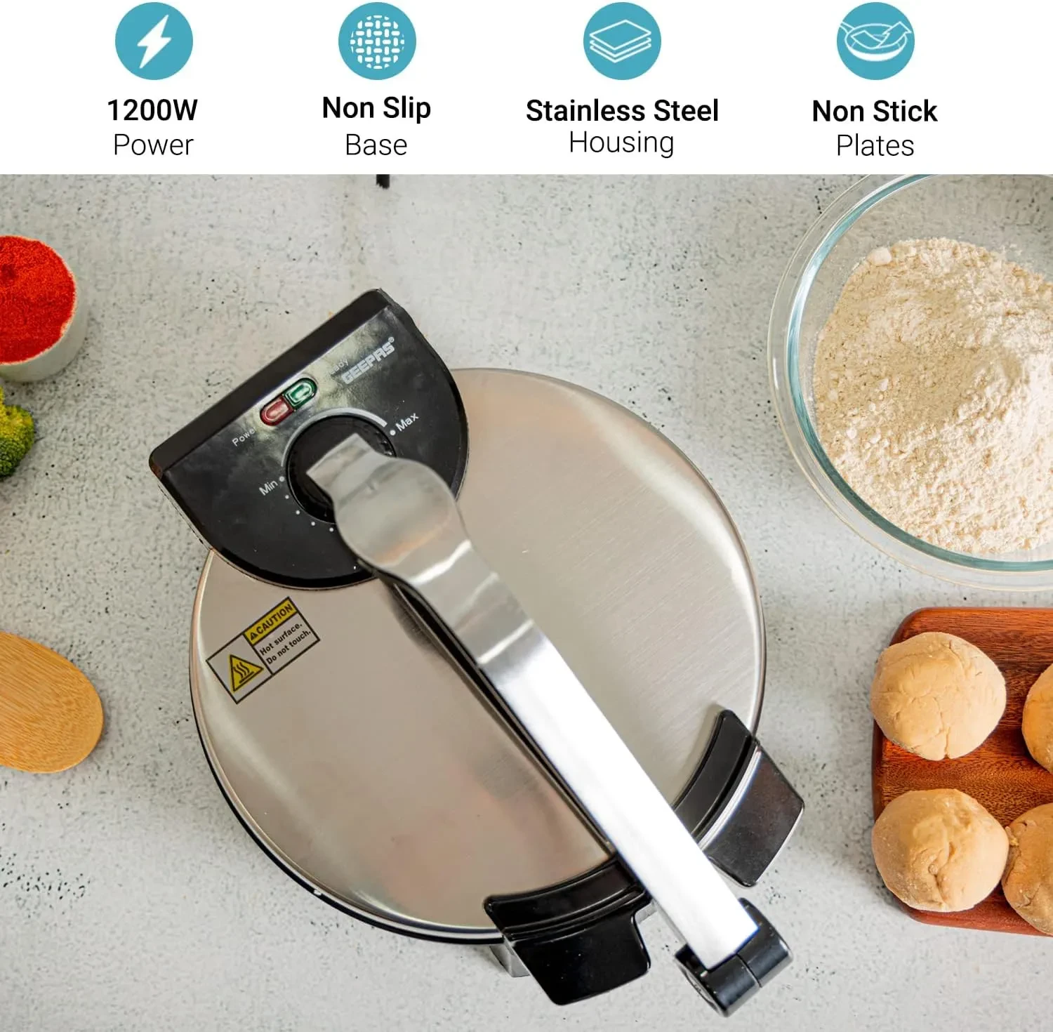 ماكينة تشباتي جيباس موديل : GCM6125 - صورة المنتج 7