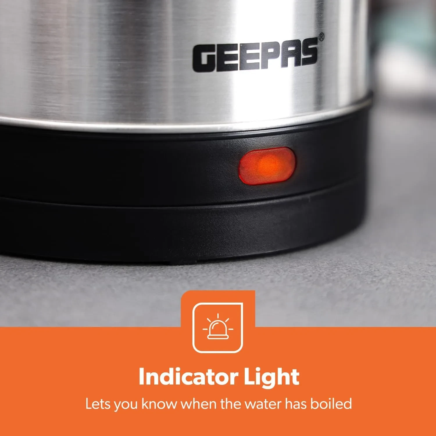 غلاية ماء جيباس موديل GK5466M - صورة المنتج 6