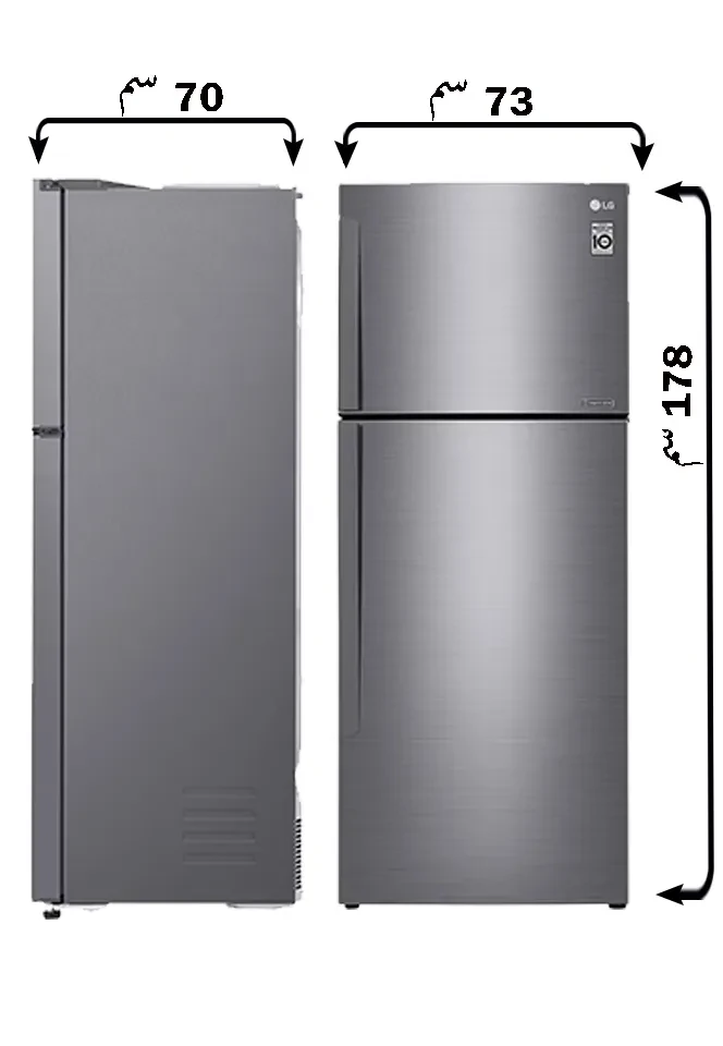 ثلاجة ال جي سعة (438لتر) نظام أنفرتر موديل : GLC652HLCM - صورة المنتج 3